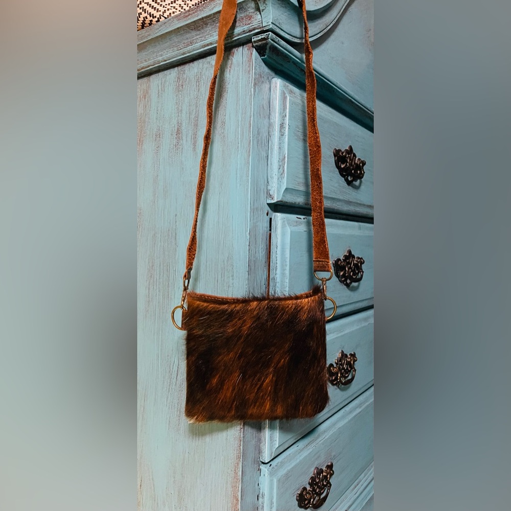 Genuine Cowhide and Leather Mini Me